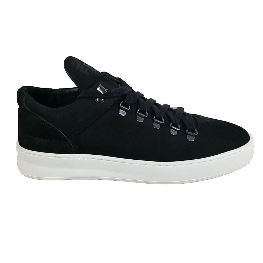 Filling Pieces Sneakers Men's 9 Mountain Cut Plain Lane Nubuck Leather Black